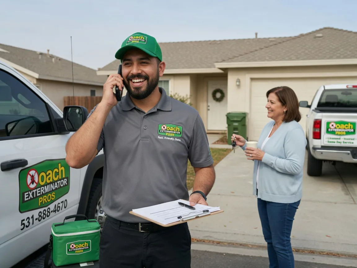 Pest Control Roach Exterminator Vickery, OH FAQs